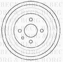 Borg & Beck BBR7041 - Tambor de freno