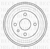 Borg & Beck BBR7042 - Tambor de freno