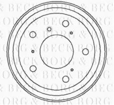Borg & Beck BBR7049 - Tambor de freno
