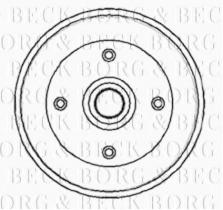 Borg & Beck BBR7051 - Tambor de freno