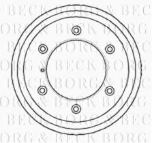 Borg & Beck BBR7056 - Tambor de freno