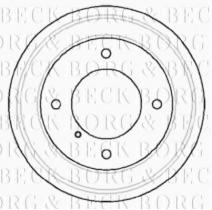Borg & Beck BBR7057 - Tambor de freno