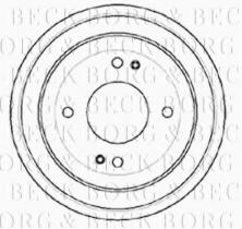 Borg & Beck BBR7060 - Tambor de freno