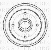 Borg & Beck BBR7061 - Tambor de freno