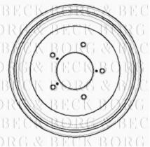 Borg & Beck BBR7062 - Tambor de freno