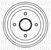 Borg & Beck BBR7068 - Tambor de freno