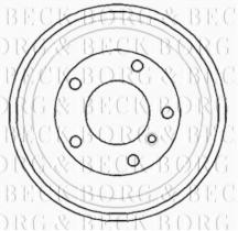 Borg & Beck BBR7069 - Tambor de freno