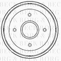 Borg & Beck BBR7080 - Tambor de freno