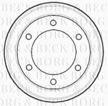 Borg & Beck BBR7084 - Tambor de freno