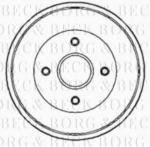 Borg & Beck BBR7087 - Tambor de freno