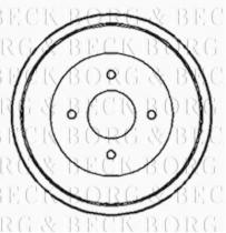 Borg & Beck BBR7090 - Tambor de freno