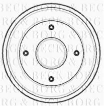 Borg & Beck BBR7099 - Tambor de freno