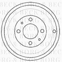 Borg & Beck BBR7109 - Tambor de freno