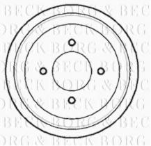 Borg & Beck BBR7112 - Tambor de freno