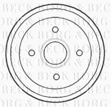 Borg & Beck BBR7116 - Tambor de freno