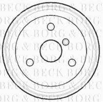 Borg & Beck BBR7118 - Tambor de freno