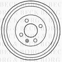 Borg & Beck BBR7121 - Tambor de freno