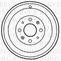 Borg & Beck BBR7122 - Tambor de freno