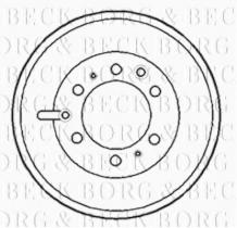 Borg & Beck BBR7126 - Tambor de freno