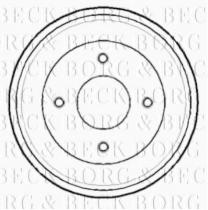 Borg & Beck BBR7129 - Tambor de freno
