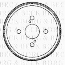 Borg & Beck BBR7130 - Tambor de freno