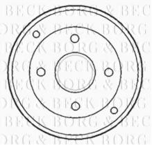 Borg & Beck BBR7134 - Tambor de freno