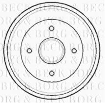 Borg & Beck BBR7137 - Tambor de freno