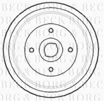 Borg & Beck BBR7143 - Tambor de freno