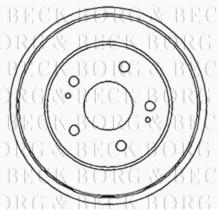 Borg & Beck BBR7150 - Tambor de freno