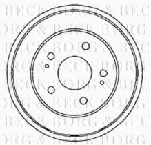 Borg & Beck BBR7150 - Tambor de freno