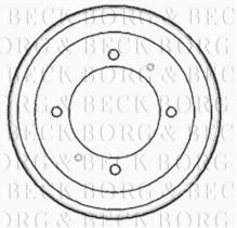 Borg & Beck BBR7153 - Tambor de freno