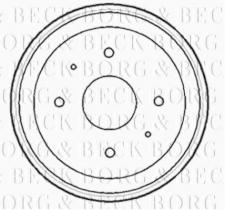 Borg & Beck BBR7161 - Tambor de freno