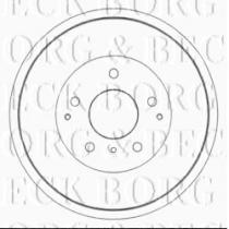 Borg & Beck BBR7162 - Tambor de freno
