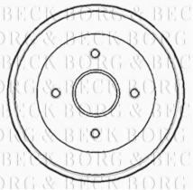 Borg & Beck BBR7168 - Tambor de freno