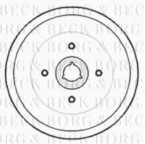 Borg & Beck BBR7172 - Tambor de freno