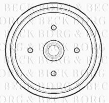 Borg & Beck BBR7174 - Tambor de freno
