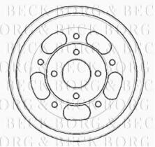 Borg & Beck BBR7177 - Tambor de freno