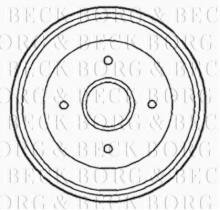 Borg & Beck BBR7188 - Tambor de freno