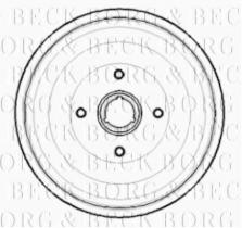 Borg & Beck BBR7189 - Tambor de freno