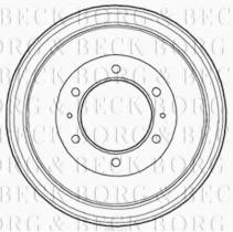 Borg & Beck BBR7210 - Tambor de freno