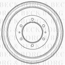 Borg & Beck BBR7210 - Tambor de freno