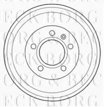 Borg & Beck BBR7215 - Tambor de freno