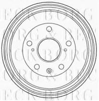 Borg & Beck BBR7220 - Tambor de freno