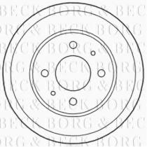 Borg & Beck BBR7222 - Tambor de freno