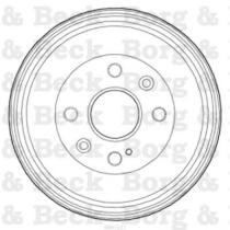 Borg & Beck BBR7223 - Tambor de freno