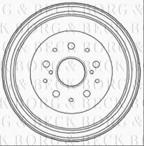 Borg & Beck BBR7227 - Tambor de freno