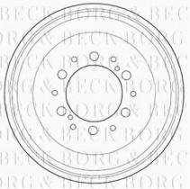 Borg & Beck BBR7232 - Tambor de freno