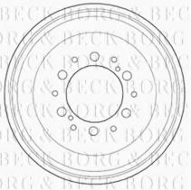 Borg & Beck BBR7232 - Tambor de freno