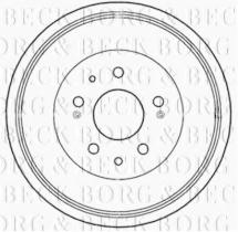 Borg & Beck BBR7233 - Tambor de freno