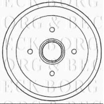 Borg & Beck BBR7238 - Tambor de freno
